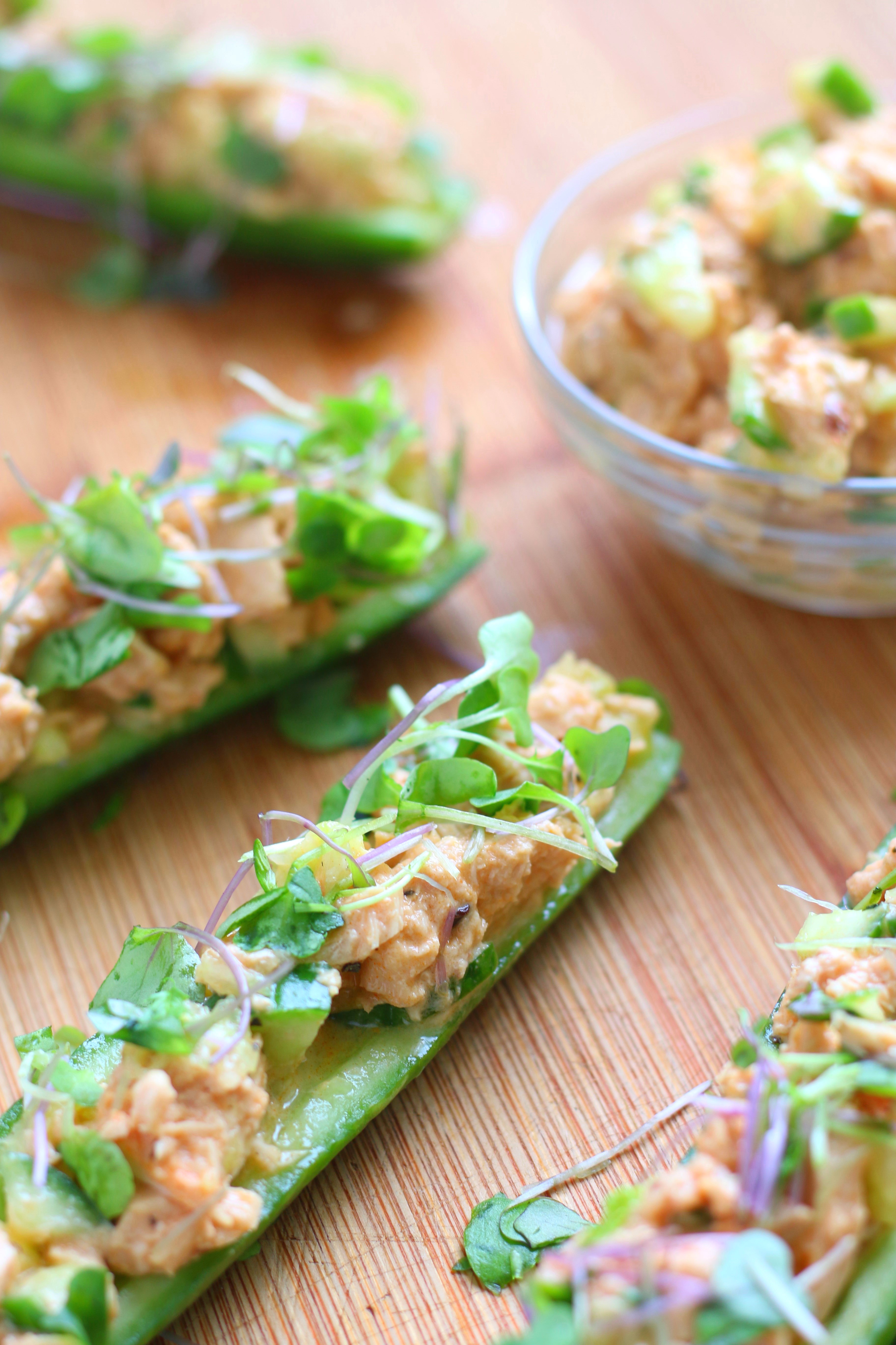 Cucumber Chipotle Tuna Boats Grab Some Joy